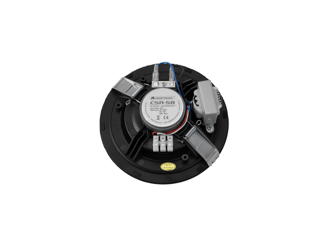 OMNITRONIC CSR-5B takhögtalare svart