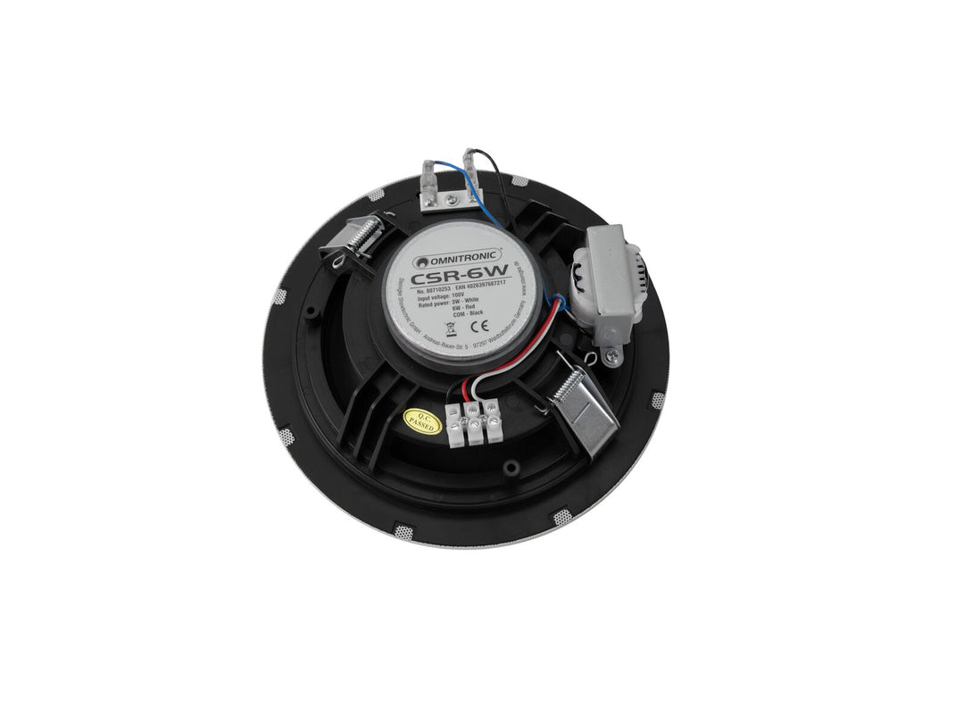 OMNITRONIC CSR-6W Takhögtalare vit