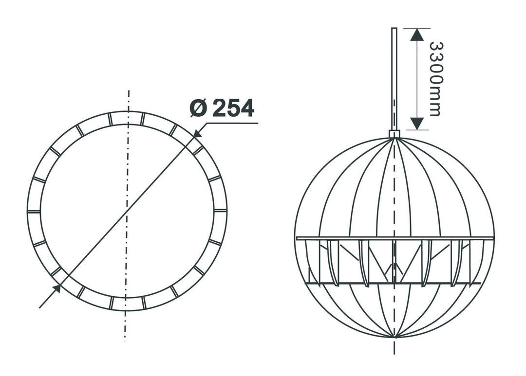 OMNITRONIC WP-1H takhögtalare