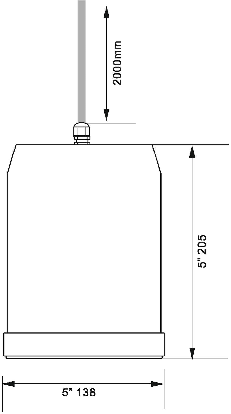 OMNITRONIC WP-10W Takhögtalare