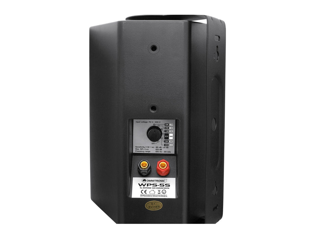 OMNITRONIC WPS-5S PA-vägghögtalare