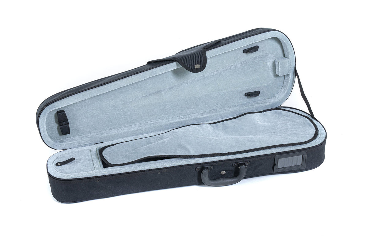 GEWA Fioler Ideale - 3/4 (spelklar inkl. formgjutet etui, utan stråke, med Larsen Aurora-strängar, transportsäkrad)