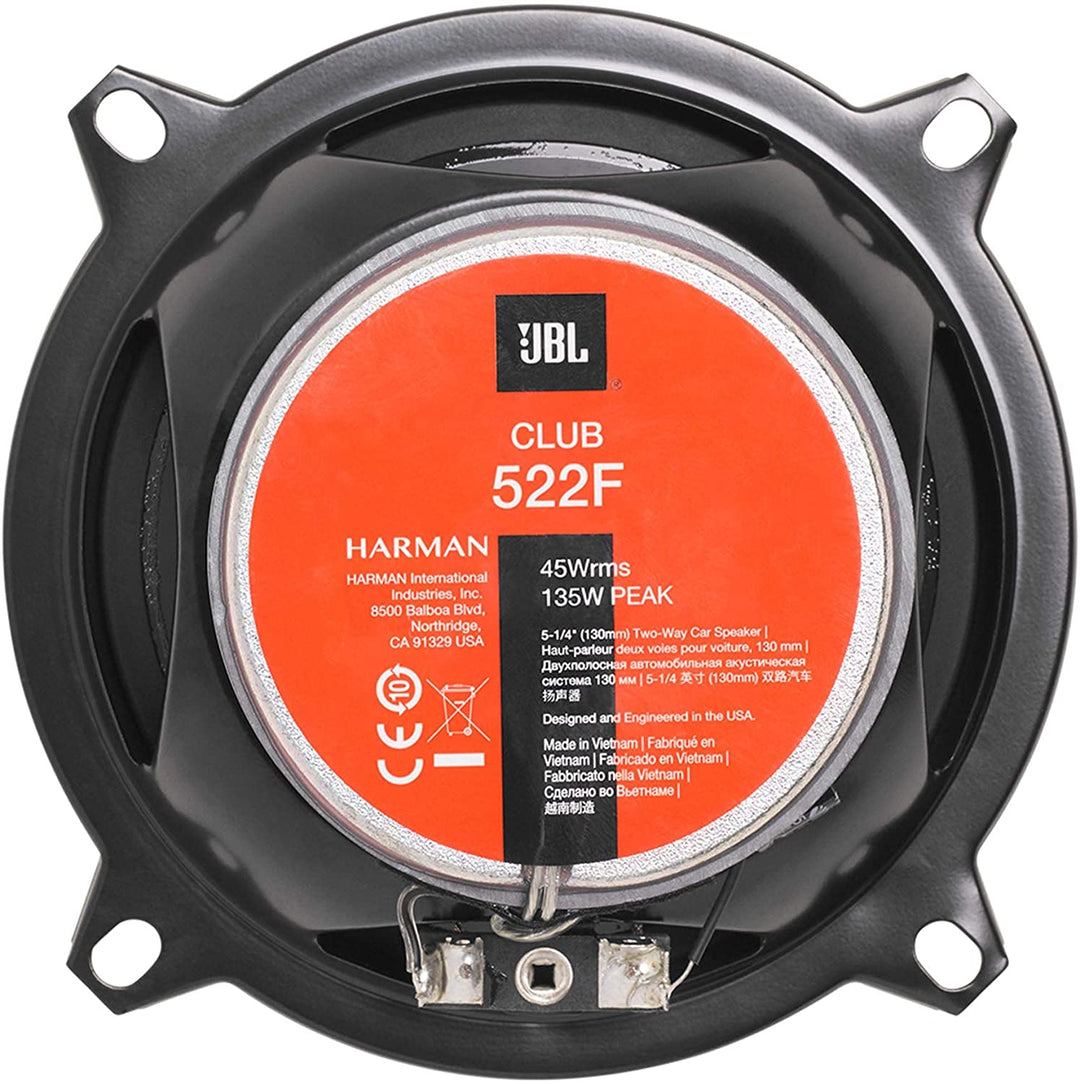 JBL CLUB 522F bilhögtalarset (13 cm, 5,25")