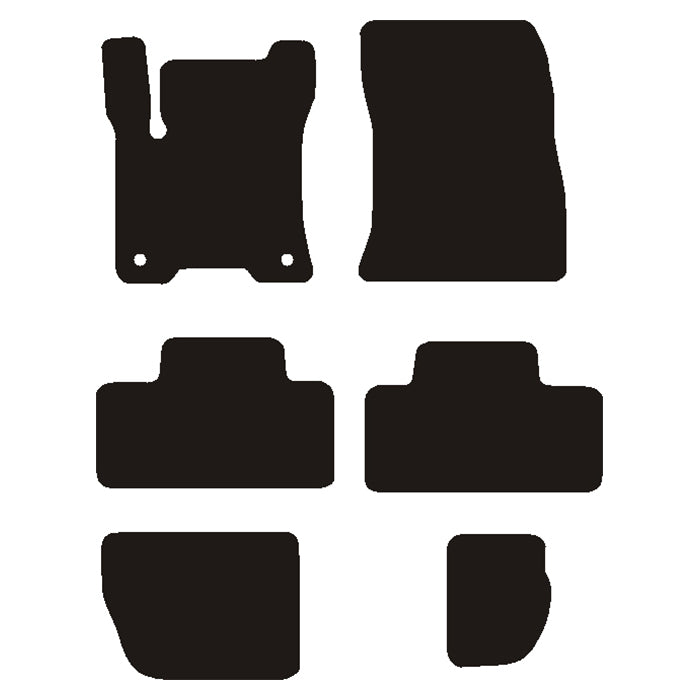 Velourmattor Mercedes EQB (X243) 2021-
