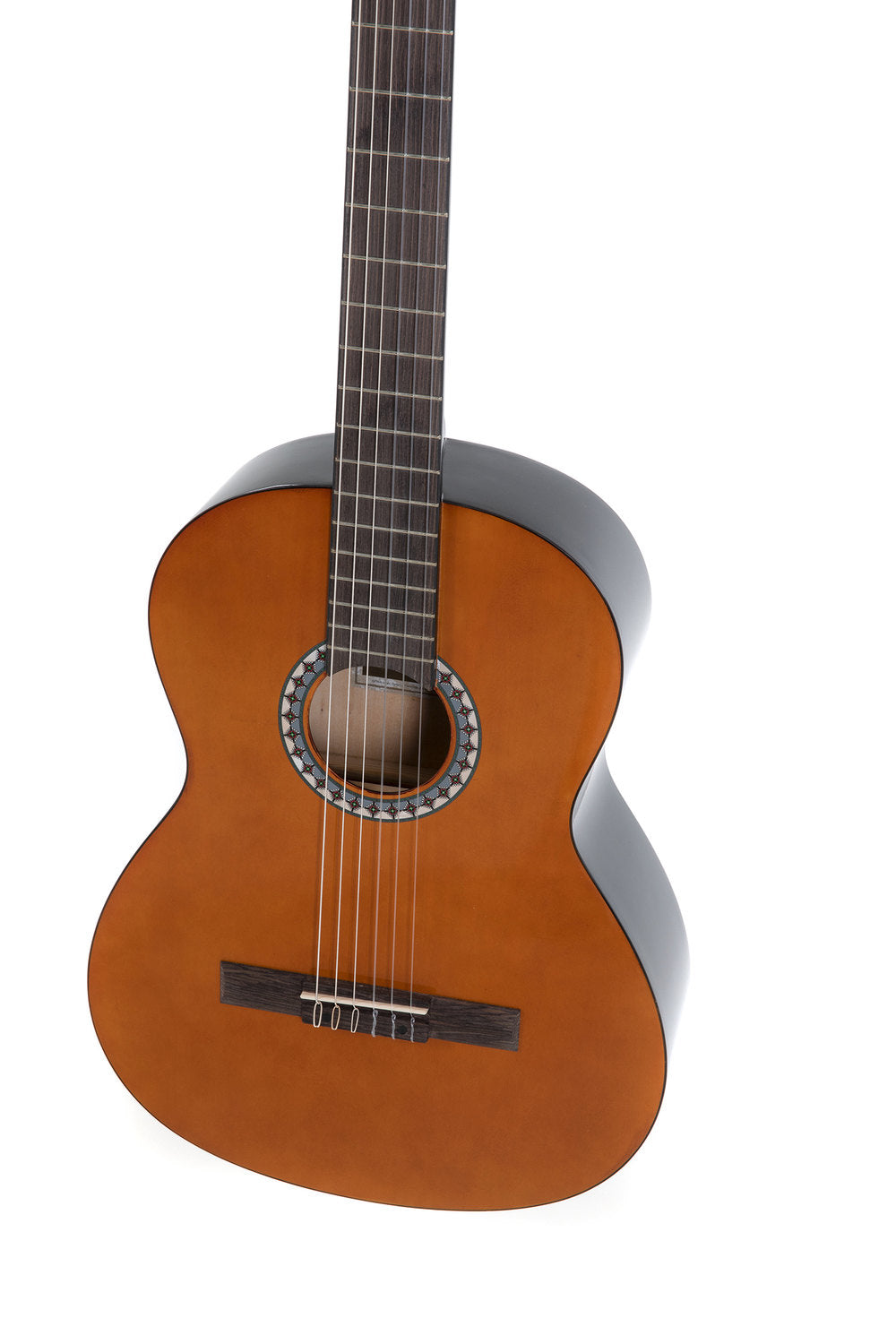 VGS Basic set: klassisk gitarr 4/4, valnötsfärgad, väska och stämapparat