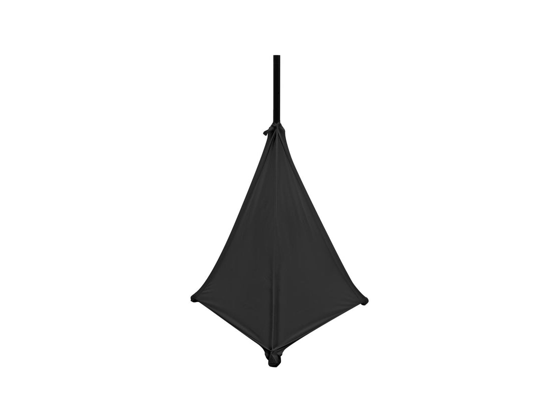 EUROLITE Set spegelkula 30cm svart med stativ och svart cover för stativ