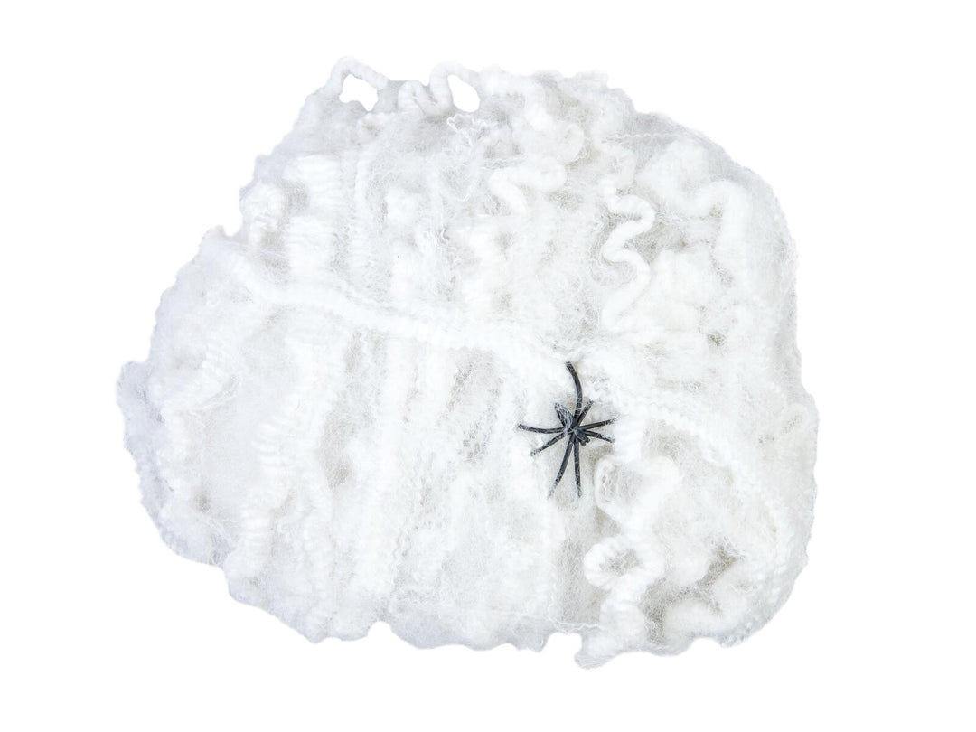 Halloween spindelvæv, hvidt, 50 g