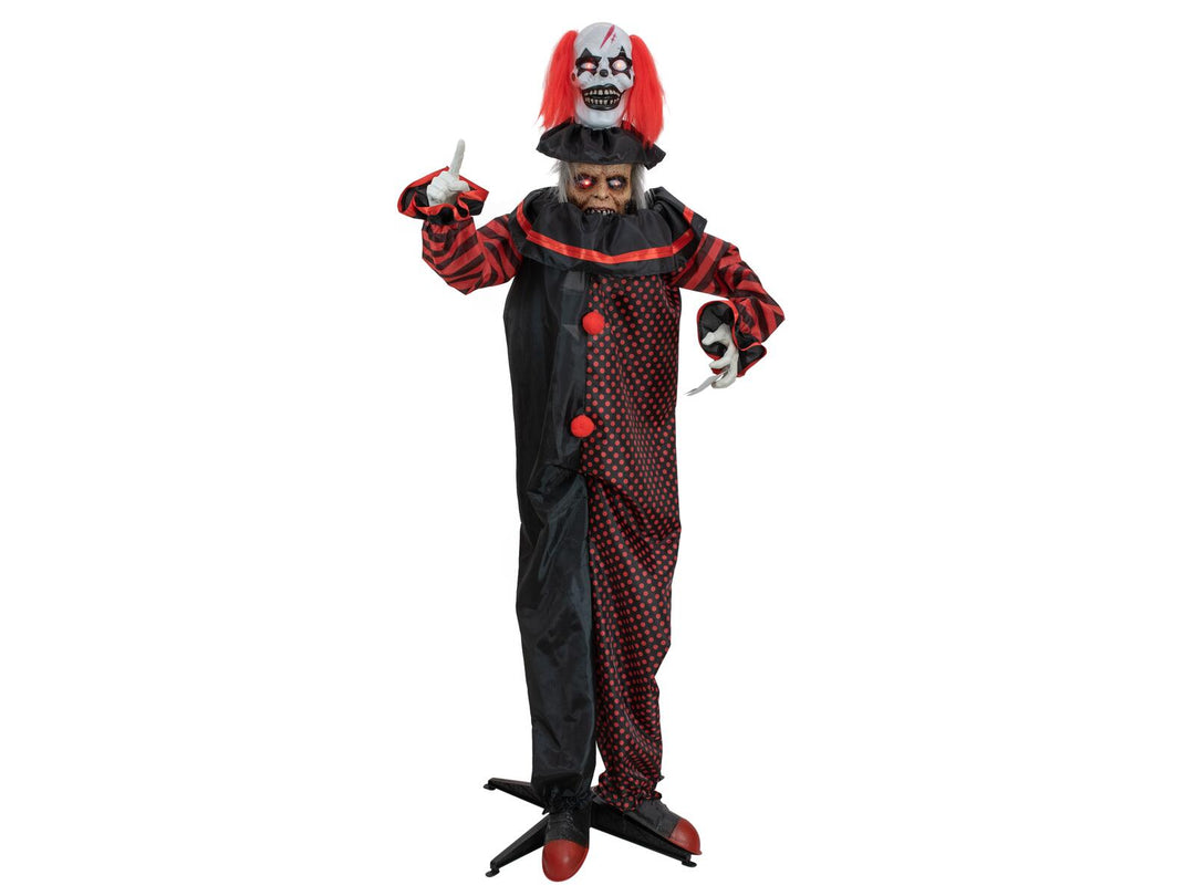 Halloween-figur pop-up-klovn, animeret, 170 cm