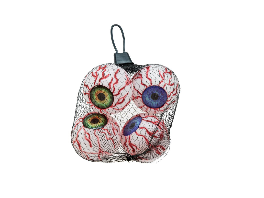 Halloween øjne, Ø 5 cm, 4 stk.