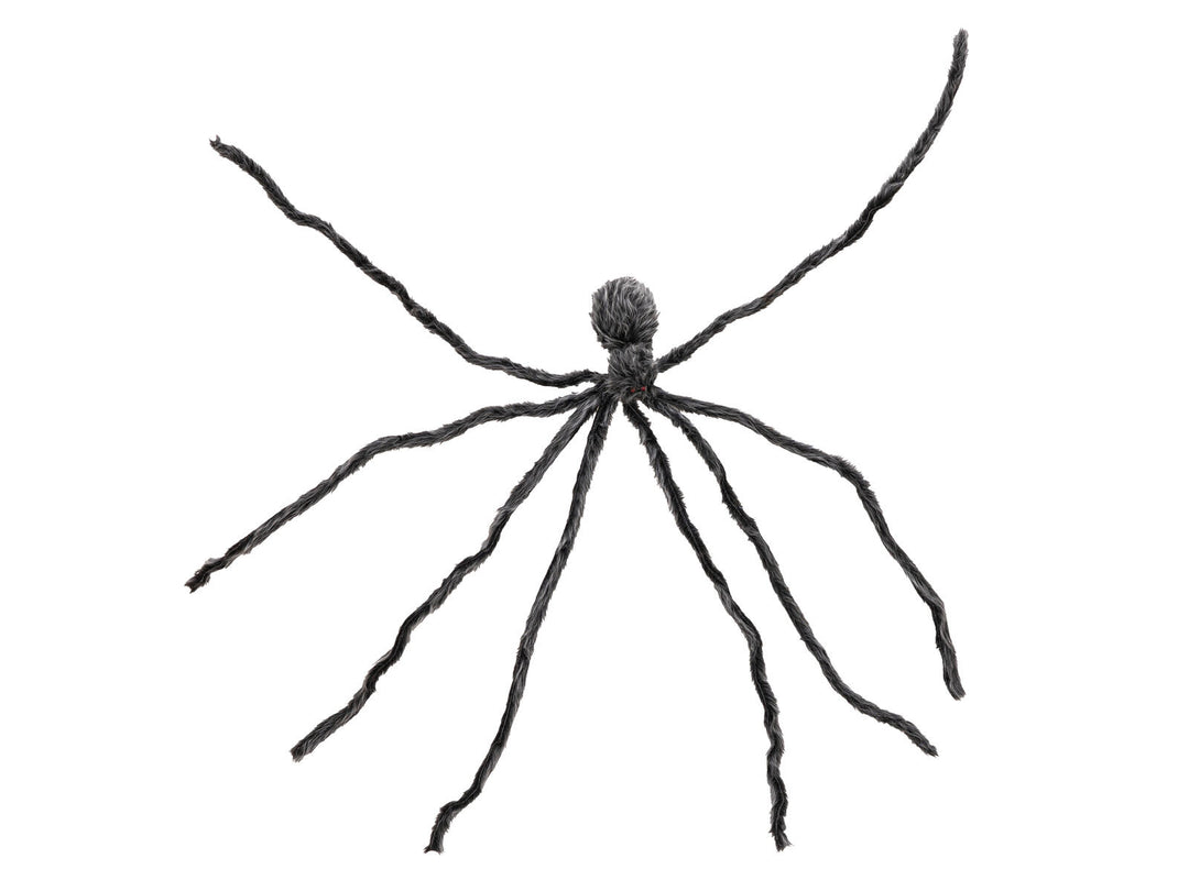 Halloween jättespindel, grå, 230 cm