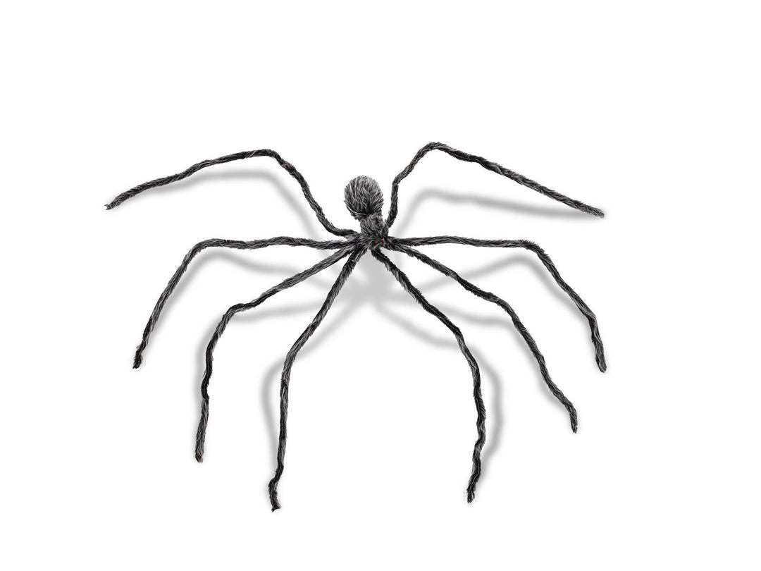Halloween jättespindel, grå, 230 cm