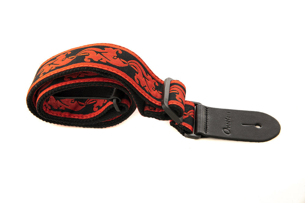 Ovation Signature gitarrrem i nylon, Ruby Red/Black