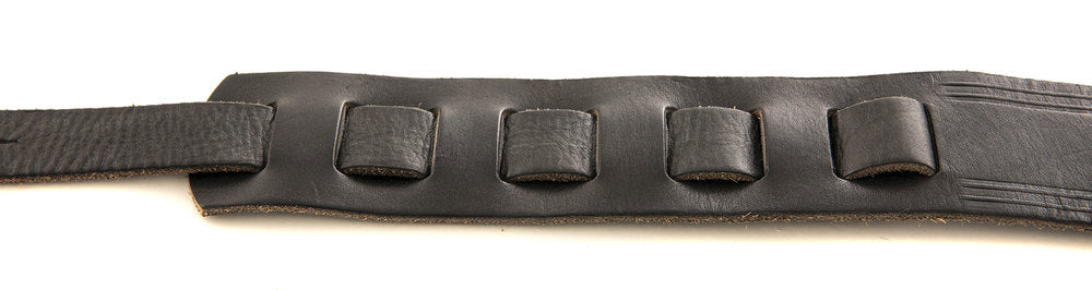 Ovation Premium gitarrrem i läder, Leaf, Black