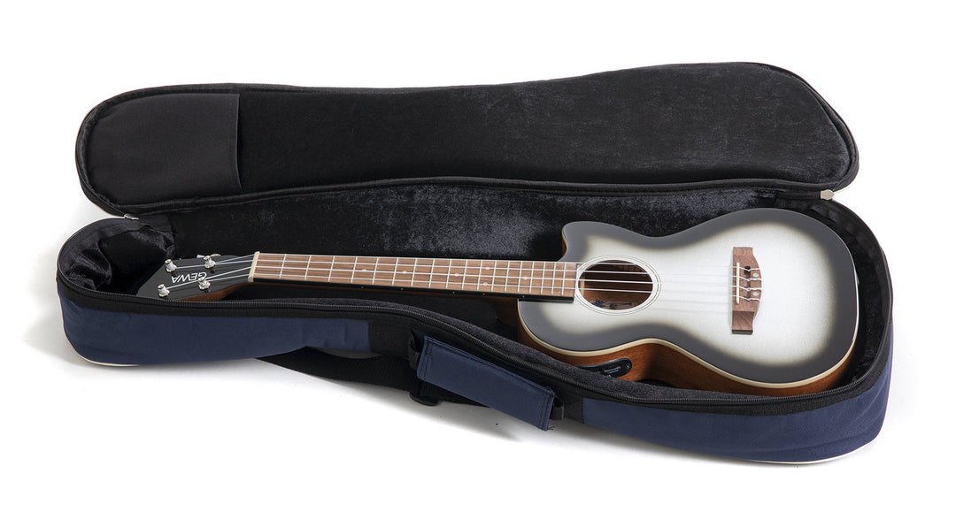 GEWA Tenor E-akustisk Ukulele Manoa Roadie - E-A tenor (Silverskugga)