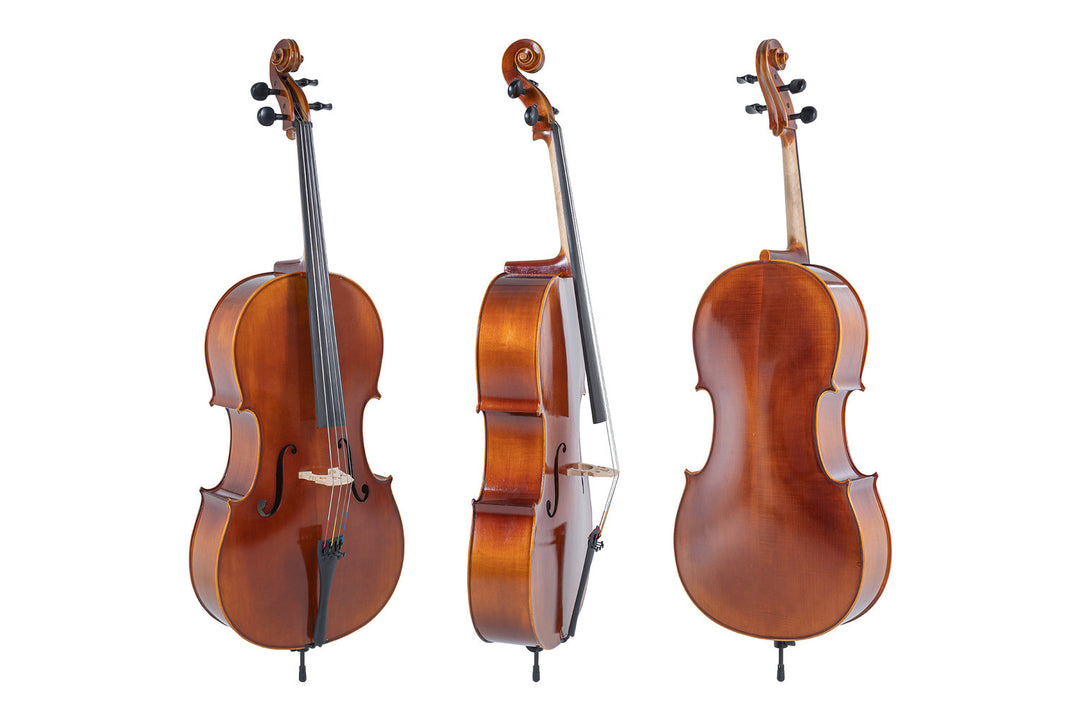 GEWA Cellos Allegro - 1/16 (Spelklart inkl. väska, kolfiberstråke, Larsen Aurora-strängar)