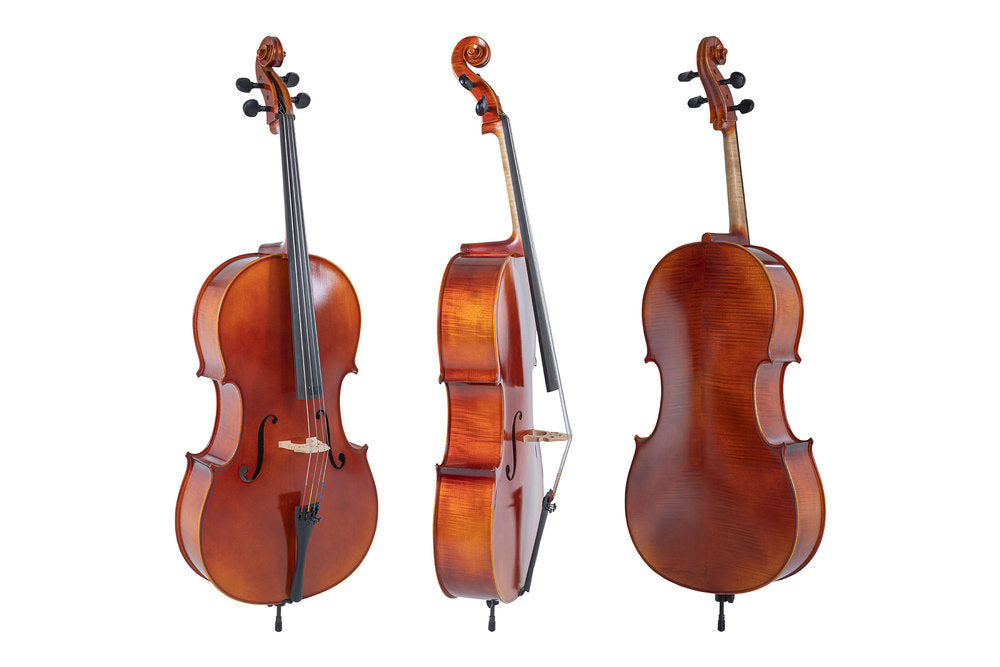 GEWA Ideale cello 3/4, spelklar med stråke och väska