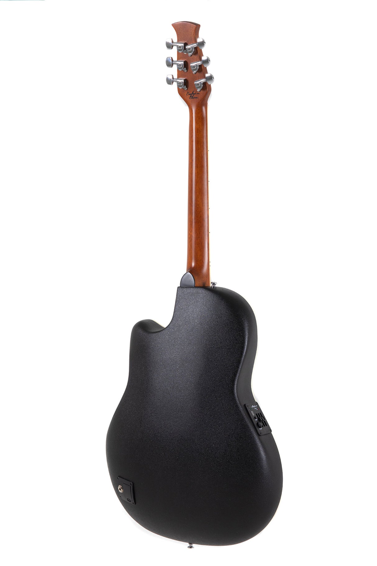 Applause E-akustisk Gitarrer AB28 Super Shallow Bowl Cutaway - svart satin (AB28-5S)