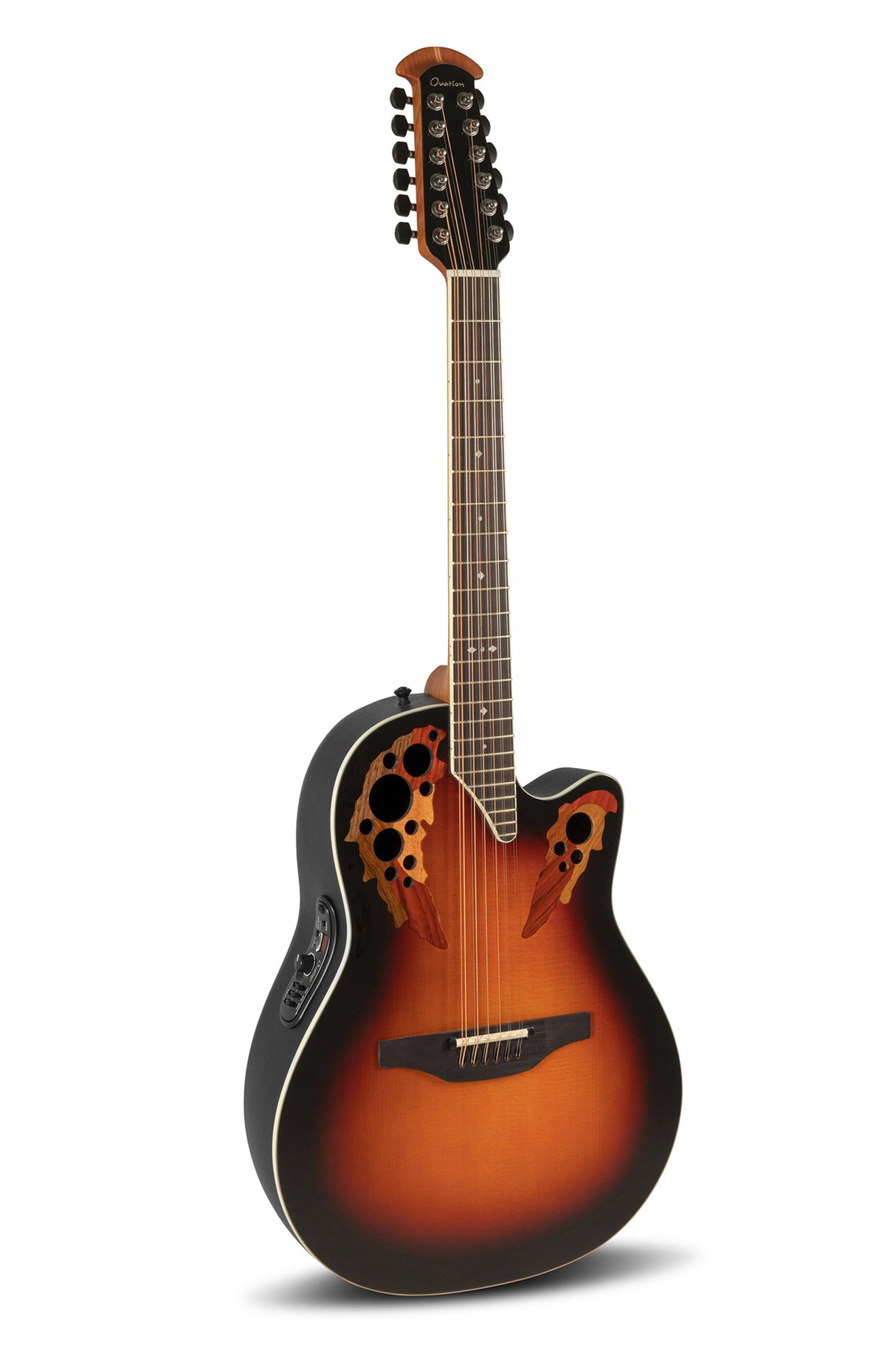 Ovation E-akustisk Gitarrer Standard Elite Deep Contour Cutaway 12-strängad - New England Burst (2758AX-NEB-G)