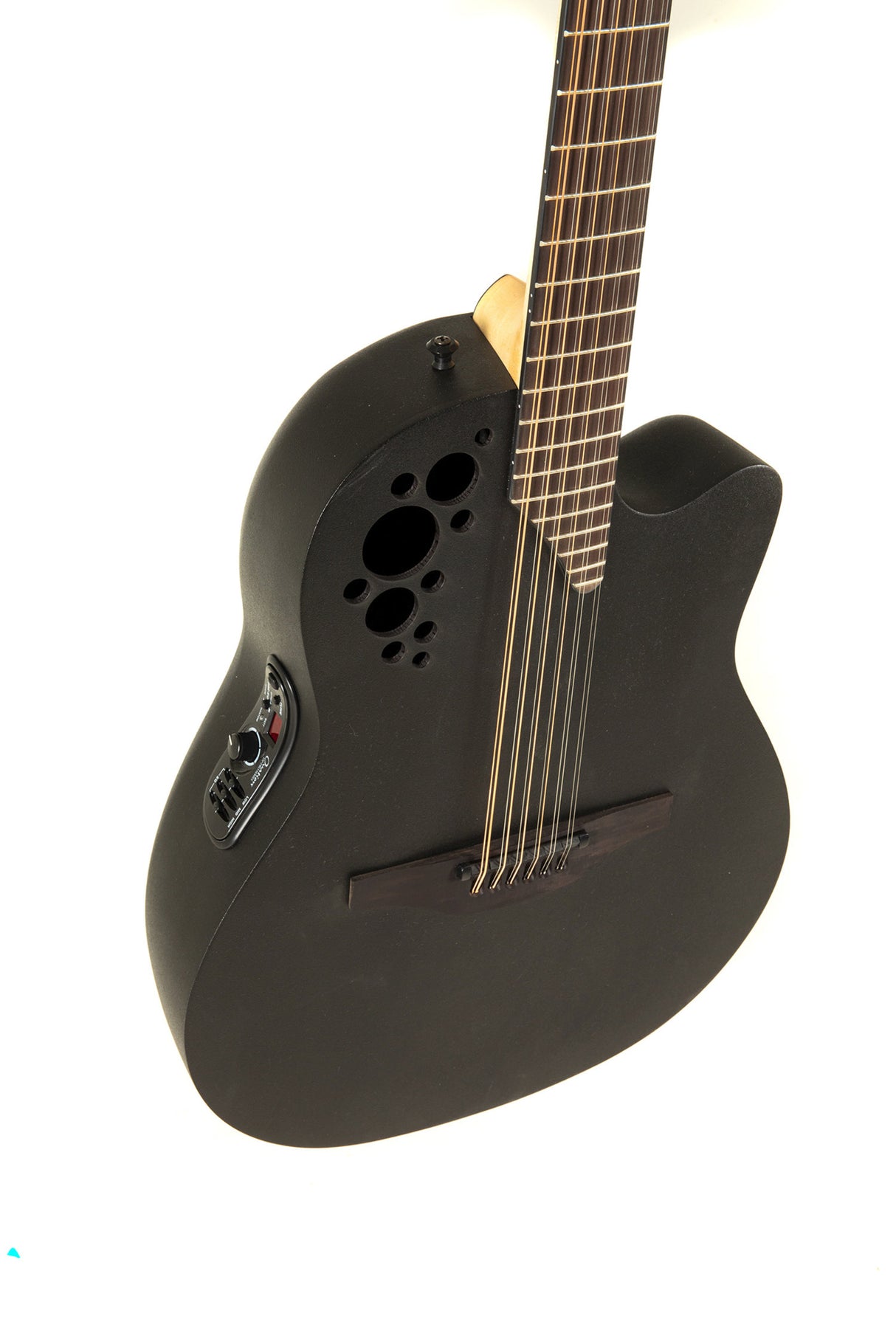 Ovation E-Acoustic Gitarrer Elite TX Deep Contour Cutaway 12-strängad - Svart texturerad (2058TX-5-G)