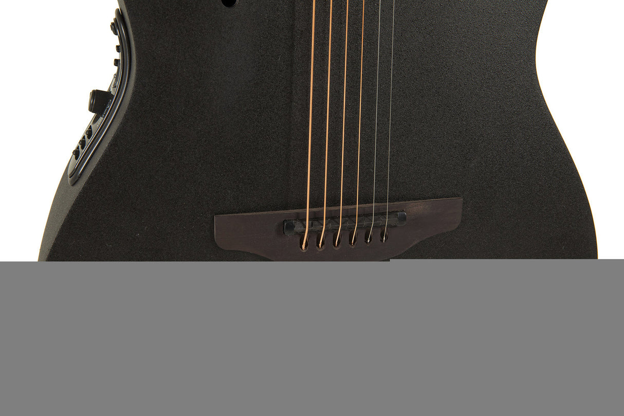 Ovation E-akustisk Gitarrer Elite TX Deep Contour Cutaway - Svart texturerad (2078TX-5-G)
