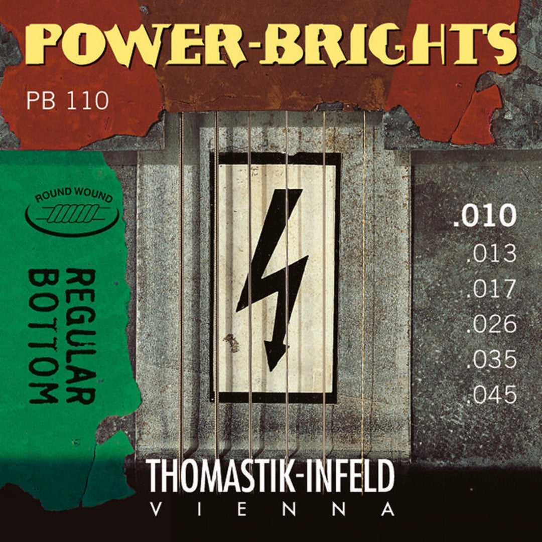 Thomastik-Infeld strängar för elgitarr Power Brights Series - set 010 (PB110)
