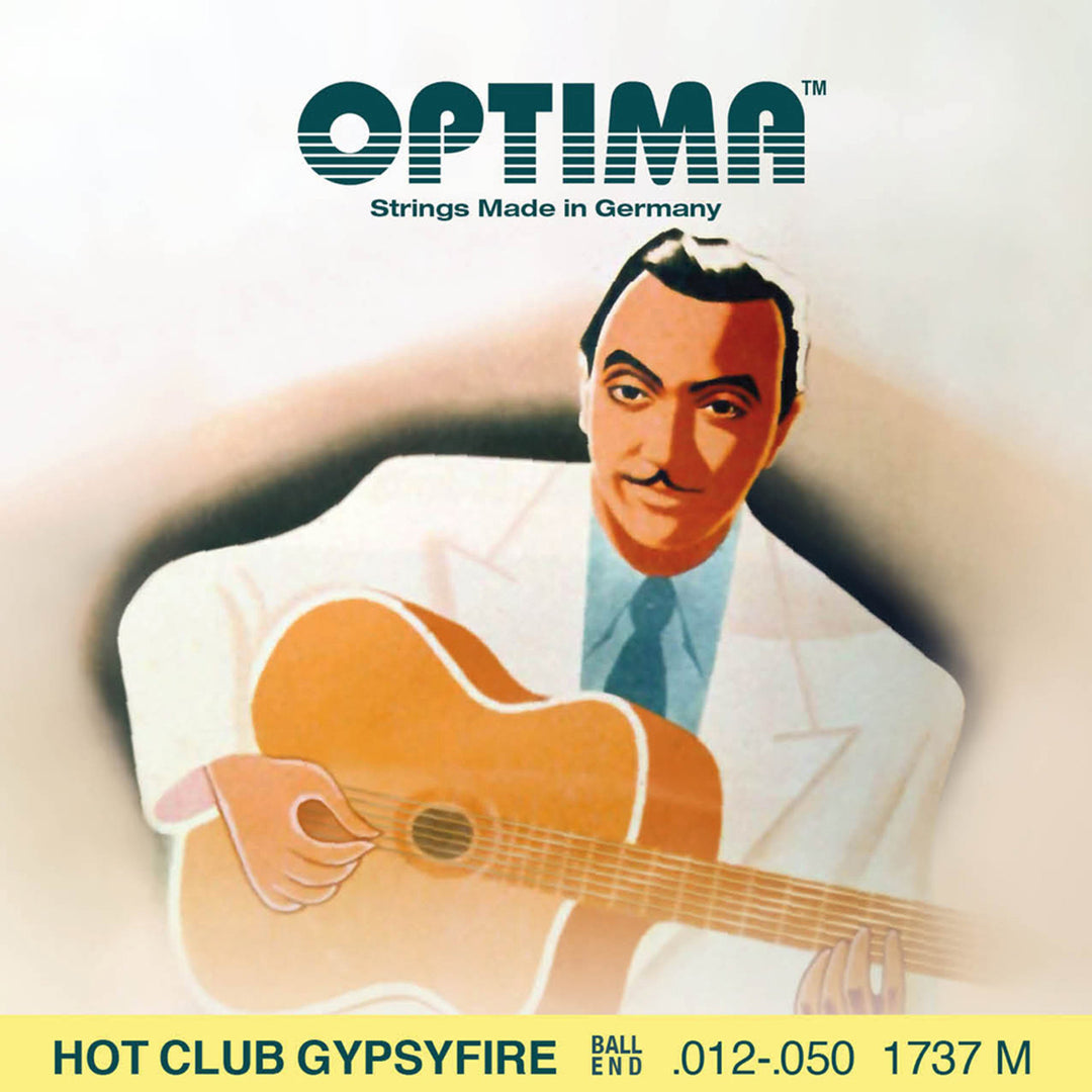 Optima strängar för akustisk gitarr Hot Club Gypsyfire silverpläterade - Set (1737M)