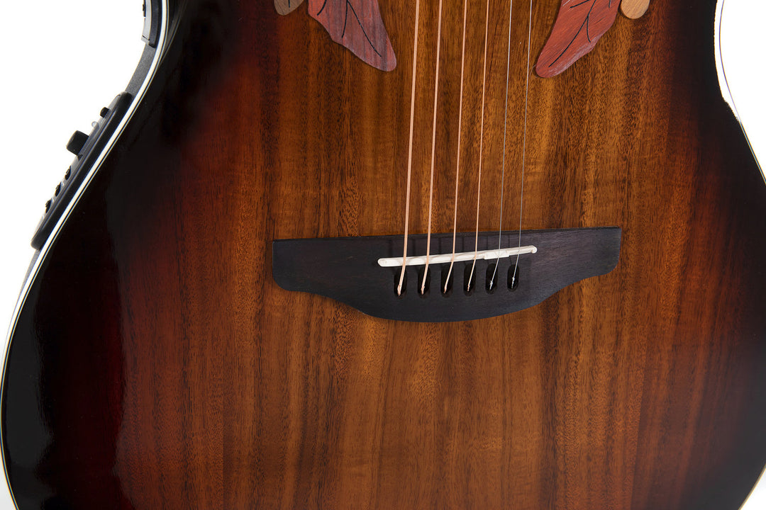 Ovation E-Acoustic Gitarrer Celebrity Elite Plus Super Shallow - Koa Burst (CE48P-KOAB-G)