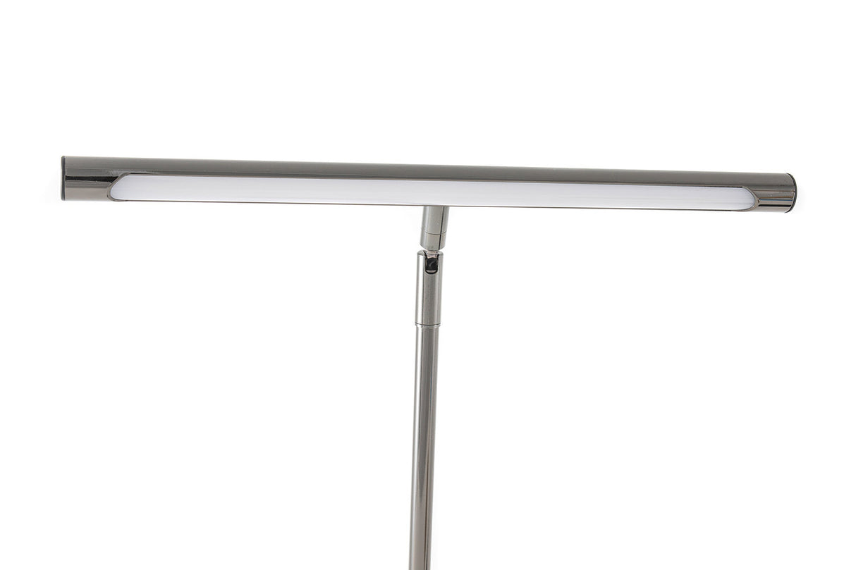 GEWA pianolampa PL-78 - svart krom, blank