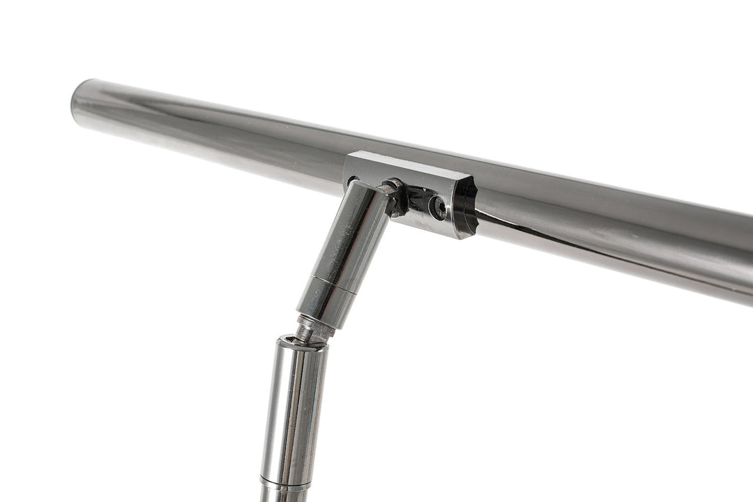 GEWA pianolampa PL-78 - svart krom, blank