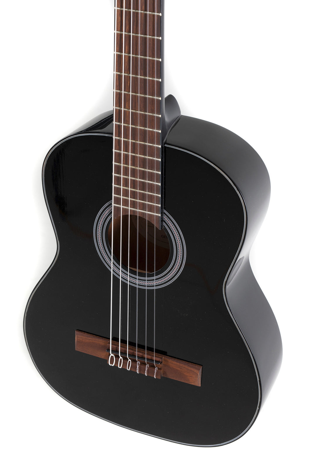 GEWA klassisk gitarr Student svart - 1/2-storlek svart