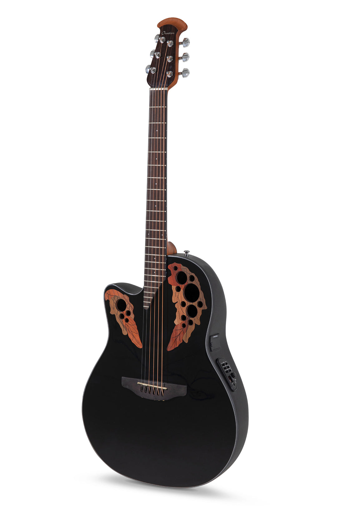 Ovation elakustisk Gitarrer Celebrity Elite Mid Cutaway - Svart (CE44L-5-G)