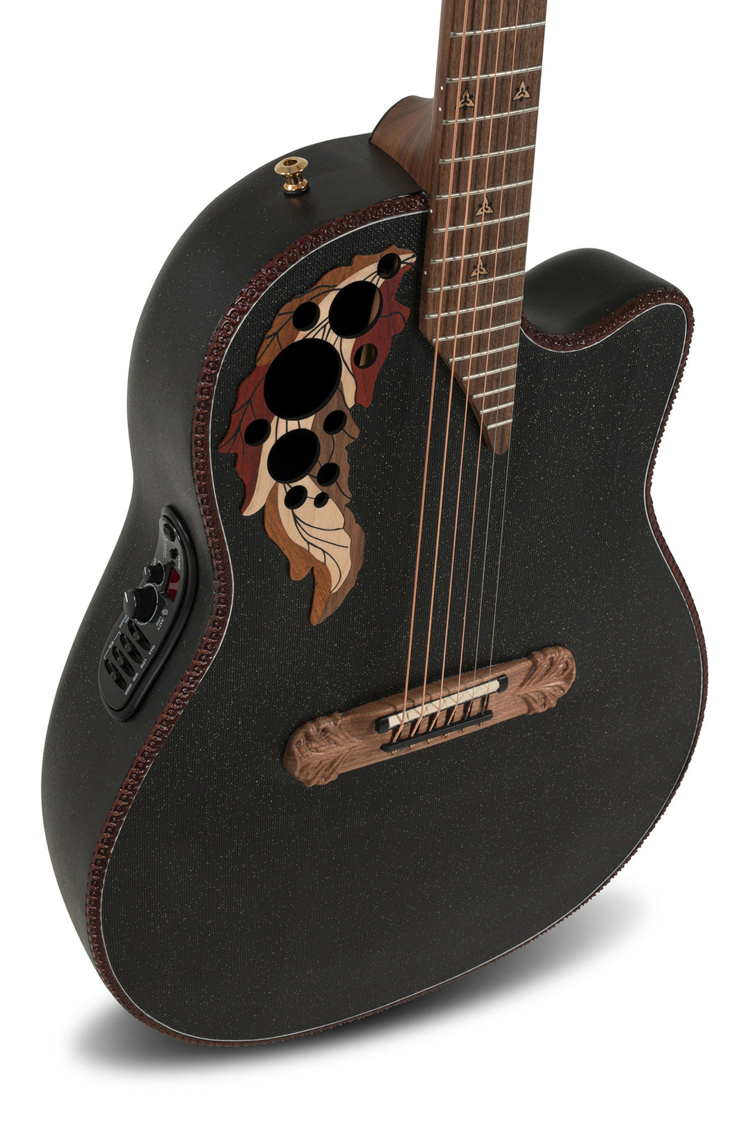 Adamas E-akustiska Gitarrer 2087GT Deep Contour Cutaway - svart (2087GT-5-G)