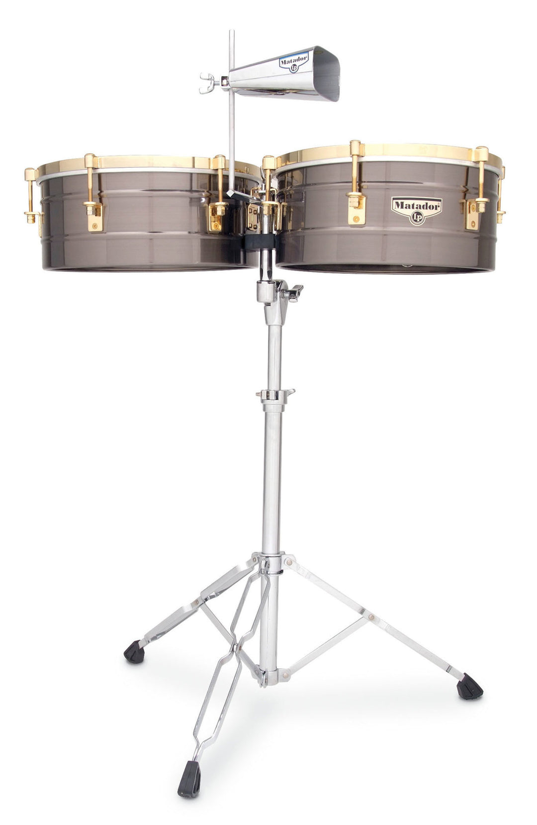 Latin Percussion Timbales Matador - Borstad nickel/guldton (M257-BNG)
