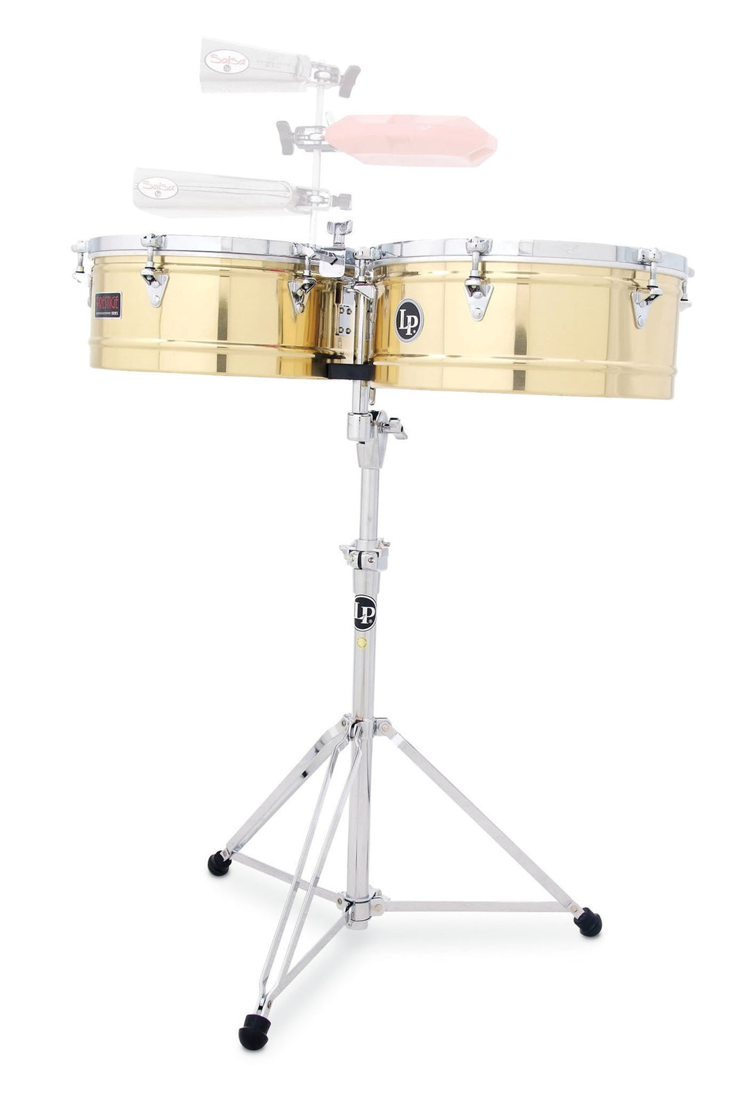 Latin Percussion Timbales Prestige massiv mässing - 14"/15" (LP1415-B)