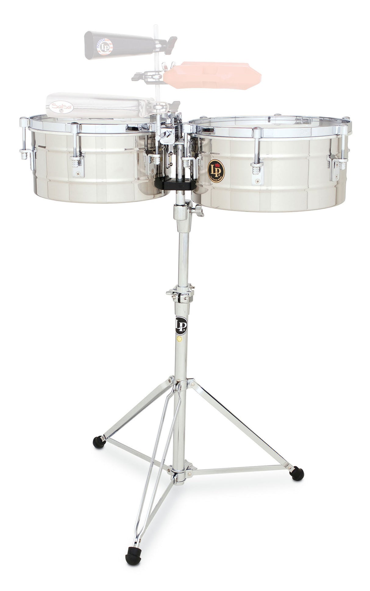 Latin Percussion Timbales Tito Puente rostfritt stål - 13"/14" (LP256-S)