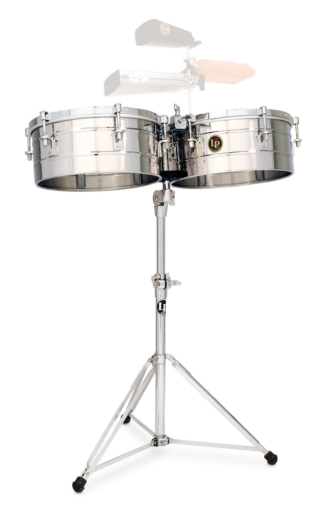 Latin Percussion Timbales Tito Puente Stainless Steel – 14"/15" (LP257-S)
