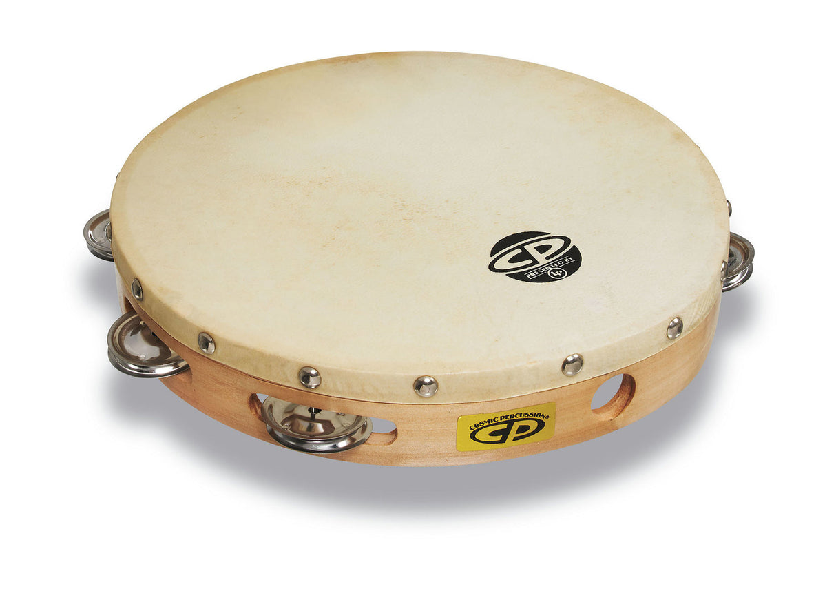 Latin Percussion tamburin CP trä - 10", enradig (CP379)