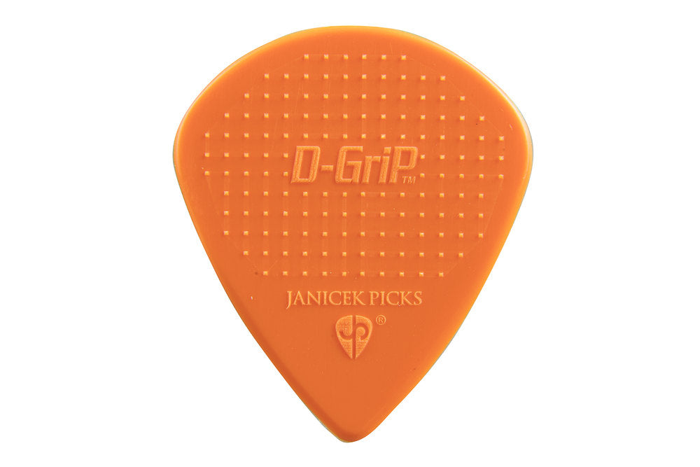 D-Grip Janicek Jazz B plektrum, 1,00 mm, orange, 6 st.