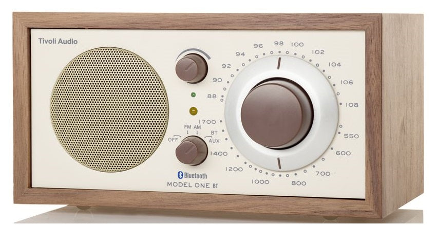 Tivoli Audio Model ONE BT Bluetooth högtalare (valnöt, beige)