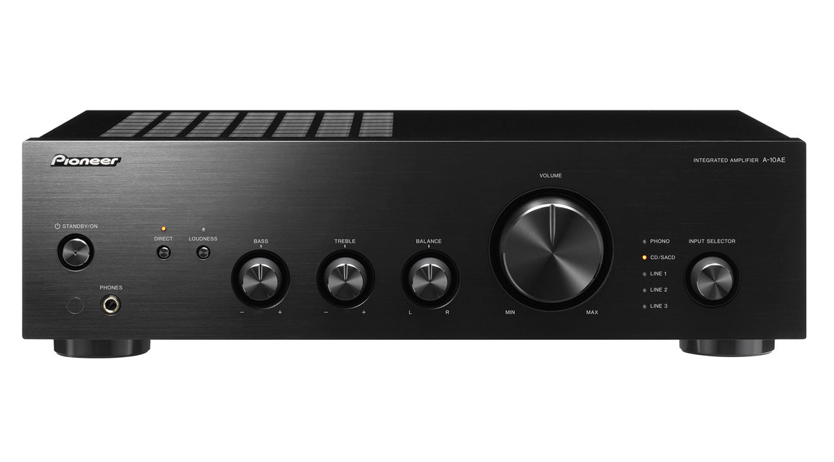 Pioneer A-10AE HI-FI-förstärkare (svart, 2x50W)