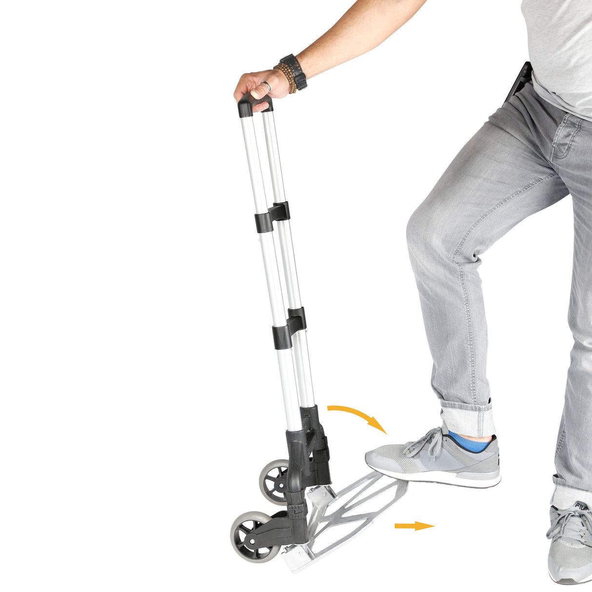 Hopfällbar säckvagn