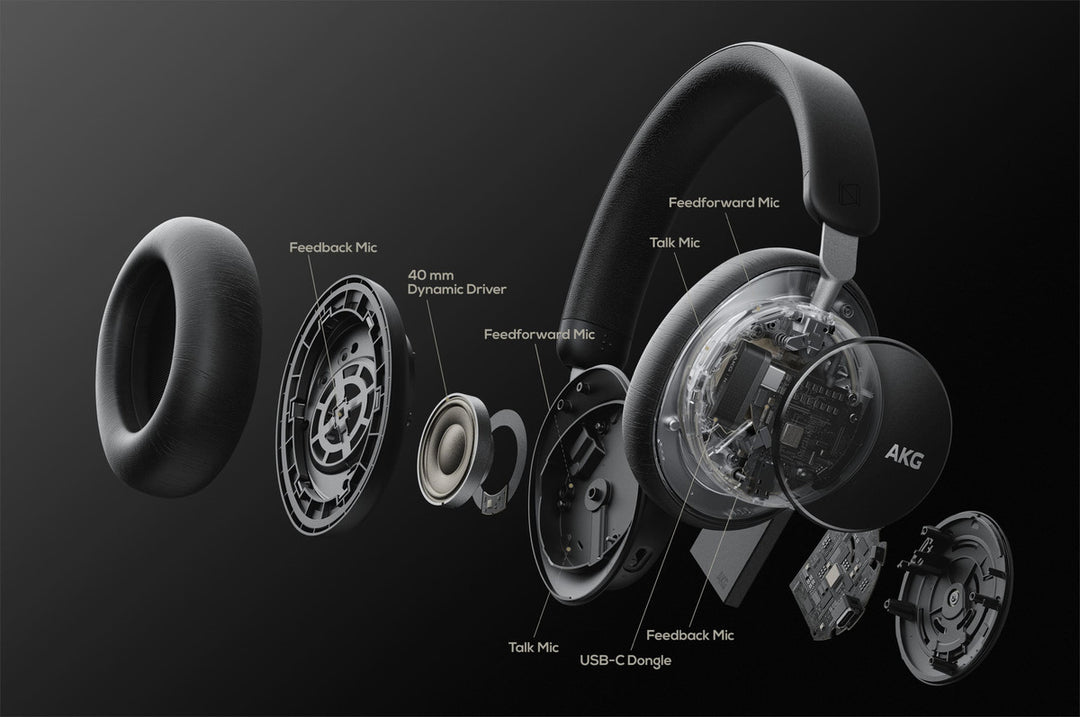 AKG N9 Hybrid ANC Wireless Headphones Black