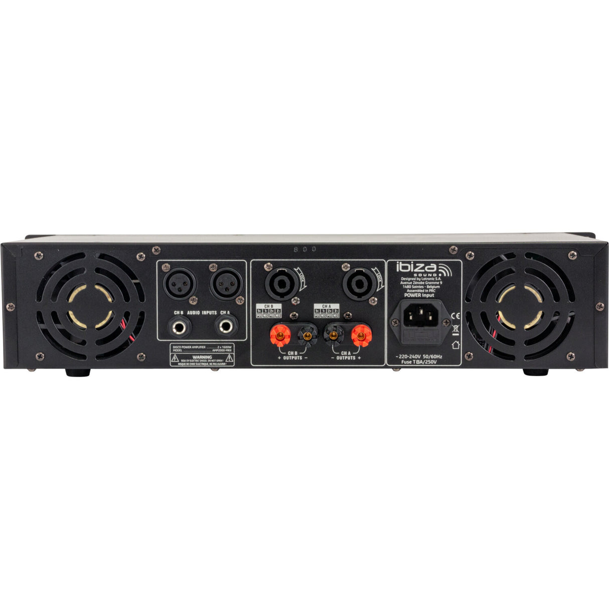 Ibiza AMP2000-MKII - Effektförstärkare (2x1500W)