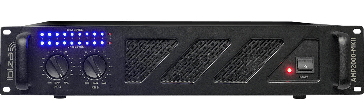 Ibiza AMP2000-MKII - Effektförstärkare (2x1500W)
