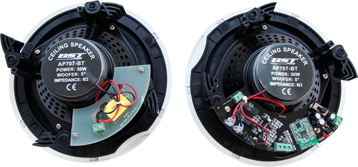 Installationshögtalare-set - 5,25" m. Bluetooth