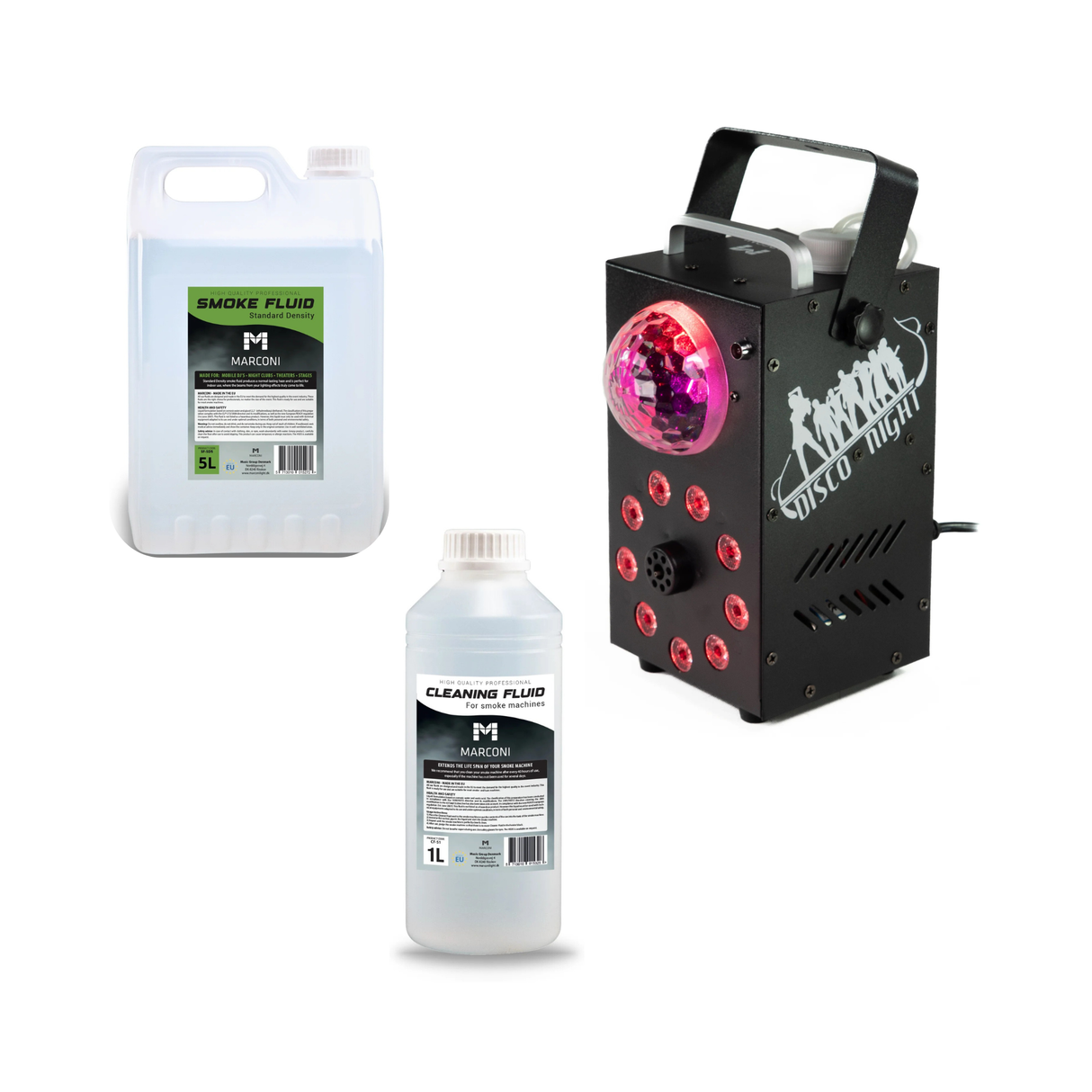 Marconi Rökmaskin m. RGB & Astro Effekt (700W) Bundle