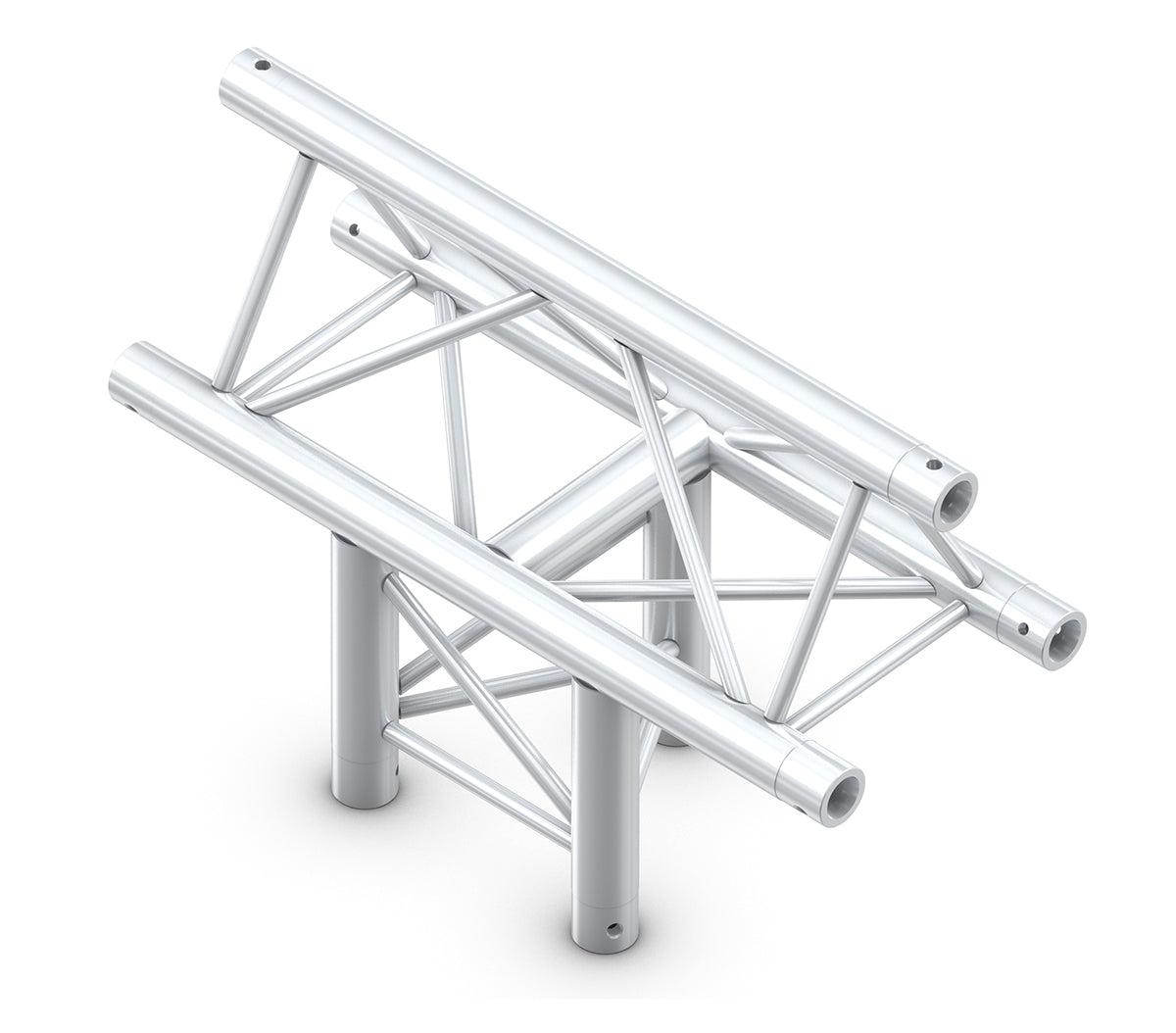 Milos STB trio 3-vägs vertikalt T-stycke hörn, spets uppåt