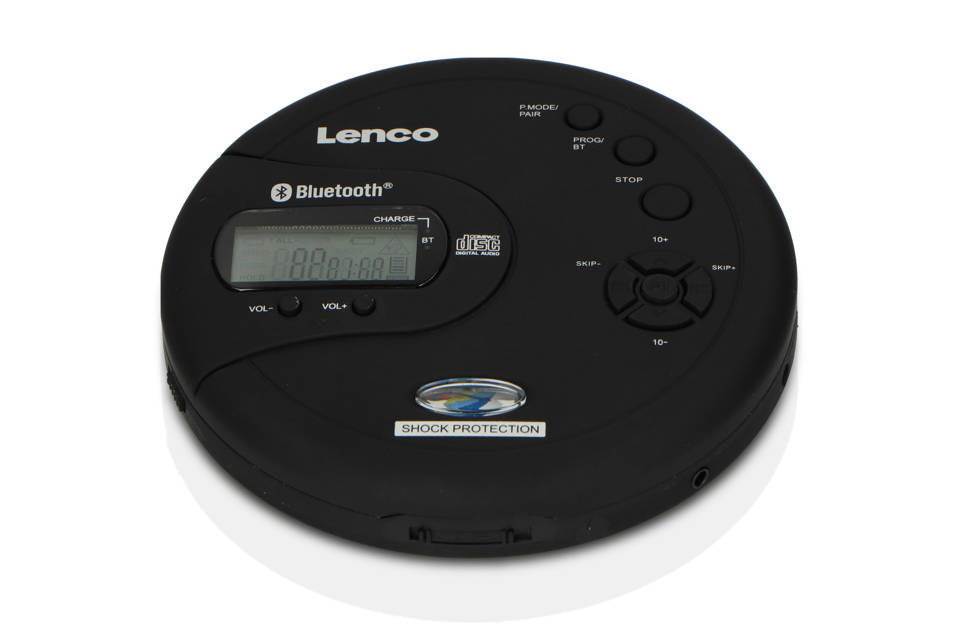 Lenco CD-300BK Bärbar CD-spelare med Bluetooth