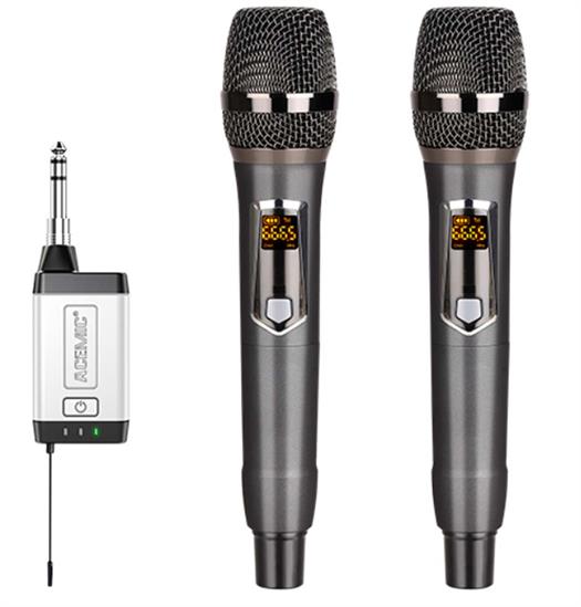 Acemic Q2M Intelligent trådlöst 2-pack mikrofonset