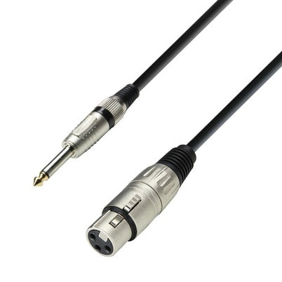 6,3 mm jack till XLR hona (3 m)